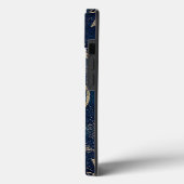 Whimsy Gold Glitzer Dreamcatcher Feathers Mandala Case-Mate iPhone Hülle (Rückseite / Links)