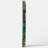 Whimsy Gold & Green Dreamcatcher Feathers Mandala Case-Mate iPhone Hülle (Rückseite / Rechts)