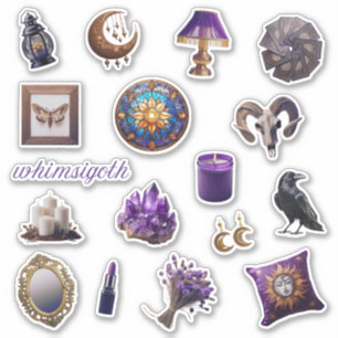Whimsy Goth Stickers Whimsigoth Journal Stickers Aufkleber