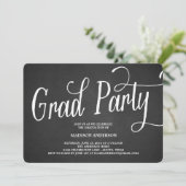 Whimsy Grad Party | Abschluss Einladung (Stehend Vorderseite)