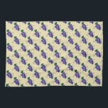Whimsy Grapes (gelber Ton) Geschirrtuch<br><div class="desc">Handgezeichnete Computerkunst von kaps-Bildern</div>