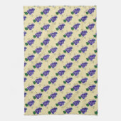 Whimsy Grapes (gelber Ton) Geschirrtuch (Vertikal)