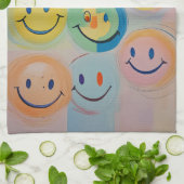 Whimsy Grin Geschirrtuch (Gefaltet)