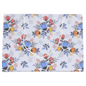 Whimsy Hand gezogene Blume Große Geschenktasche Geschenktüte (Vorderseite)