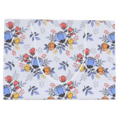 Whimsy Hand gezogene Blume Große Geschenktasche Geschenktüte (Rückseite)