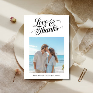 Whimsy-Handgeschriebene-Moderne-Brautparty-Foto Dankeskarte