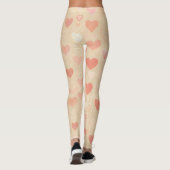 Whimsy Herz in Pastel Leggings (Rückseite)