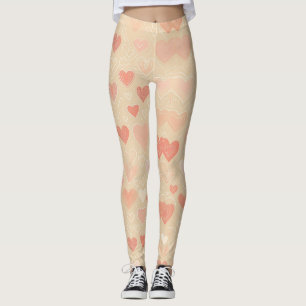Whimsy Herz in Pastel Leggings