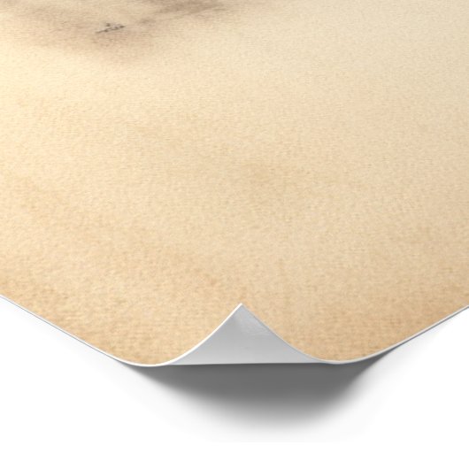 Whimsy in Nature: Lebhafte Birch-Blätter Poster (Ecke)