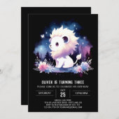 Whimsy Kids Lion Birthday Einladung (Vorne/Hinten)