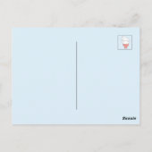 Whimsy Mer-Bunny Adventure Postkarte (Rückseite)