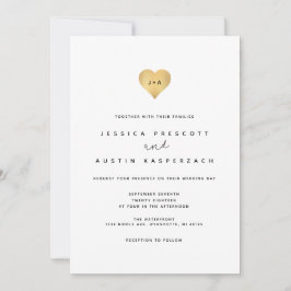 Whimsy Minimalistisch Wedding Einladung