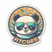 Whimsy mit Panda Stickers hinzufügen Aufkleber (Vorderseite)