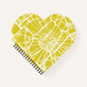 Whimsy Mosaik Yellow Mustard Notizblock