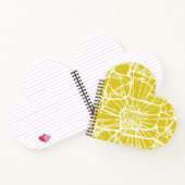 Whimsy Mosaik Yellow Mustard Notizblock (Innenseite)