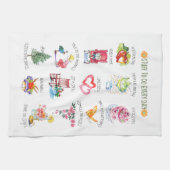 Whimsy Niedlich Stuck to Do Kitchen Handtuch (Horizontal)