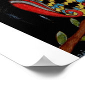 Whimsy Owl Poster (Ecke)