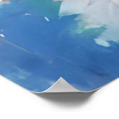 Whimsy Pastel Hues Dream Pattern Poster (Ecke)