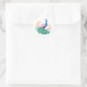 Whimsy Peacock Sticker (Tasche)