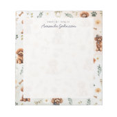Whimsy Poodle Pizzazz 2 Notizblock (Vorderseite)