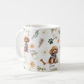 Whimsy Poodle Pizzazz Kaffeetasse (Vorderseite Links)