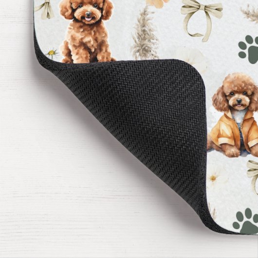 Whimsy Poodle Pizzazz Mousepad (Ecke)