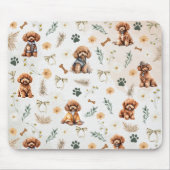 Whimsy Poodle Pizzazz Mousepad (Vorne)