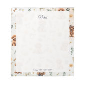 Whimsy Poodle Pizzazz Notizblock (Vorderseite)