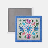Whimsy Quilt Magnet (Vorderseite/Rückseite)