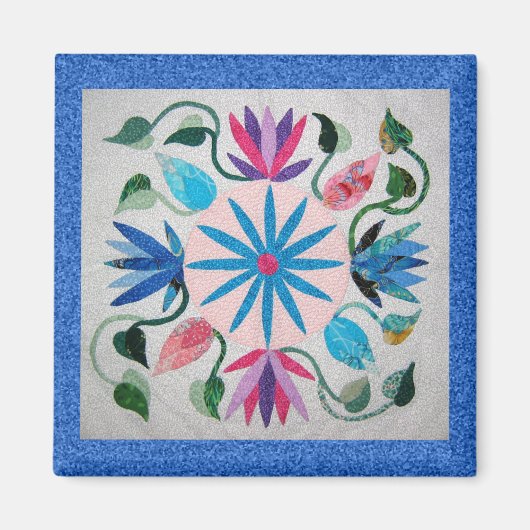 Whimsy Quilt Magnet (Vorne)