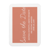 Whimsy Save the Date Magnet, Orange Magnet (Vertikal)