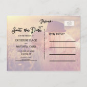 Whimsy Script | Save the Date Postkarte (Rückseite)
