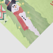 Whimsy Snowman Accented Seidenpapier (Ausschnitt)