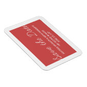 Whimsy speichern Sie das Datumsfenster, rot Magnet (Rechte Seite)