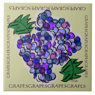 Whimsy Trauben Fliese