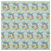 Whimsy Unicorn Fabric Stoff (Muster)