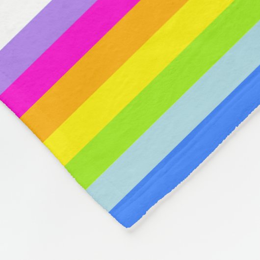 Whimsy unicorn Regenbogendecke Fleecedecke (Ecke)