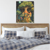 Whimsy-verzauberter Wald Leinwanddruck (Insitu (Schlafzimmer))