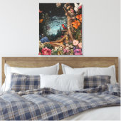 Whimsy-verzauberter Wald Leinwanddruck (Insitu (Schlafzimmer))