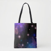 Whimsy Watercolor Celestial Scene Tasche (Vorderseite)