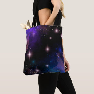 Whimsy Watercolor Celestial Scene Tasche
