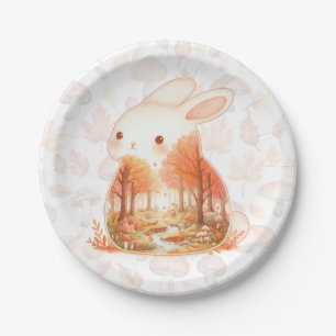Whimsy Wilderness Critters - das Kaninchen - Pappteller