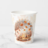 Whimsy Wilderness Critters - der Igel - Pappbecher (Vorderseite)