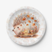 Whimsy Wilderness Critters - der Igel - Pappteller (Vorderseite)