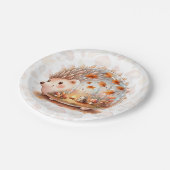 Whimsy Wilderness Critters - der Igel - Pappteller (Schrägansicht)