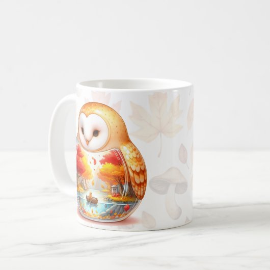 Whimsy Wilderness Critters - the Owl - Kaffeetasse (Vorderseite Links)