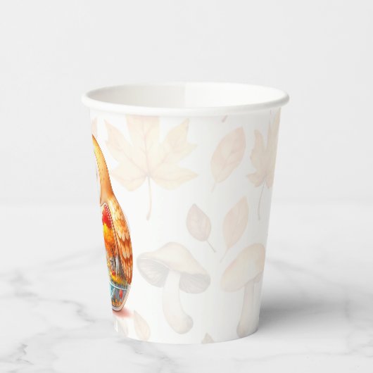 Whimsy Wilderness Critters - the Owl - Pappbecher (Links)