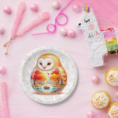 Whimsy Wilderness Critters - the Owl - Pappteller (Party)