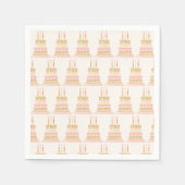 Whimsy & Wishes Birthday Cake Serviette (Vorderseite)