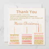 Whimsy & Wishes Birthday Dankeskarte (Vorderseite)